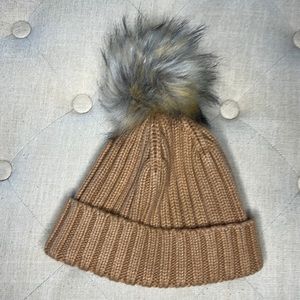 J. Crew Ribbed Pom-Pom beanie